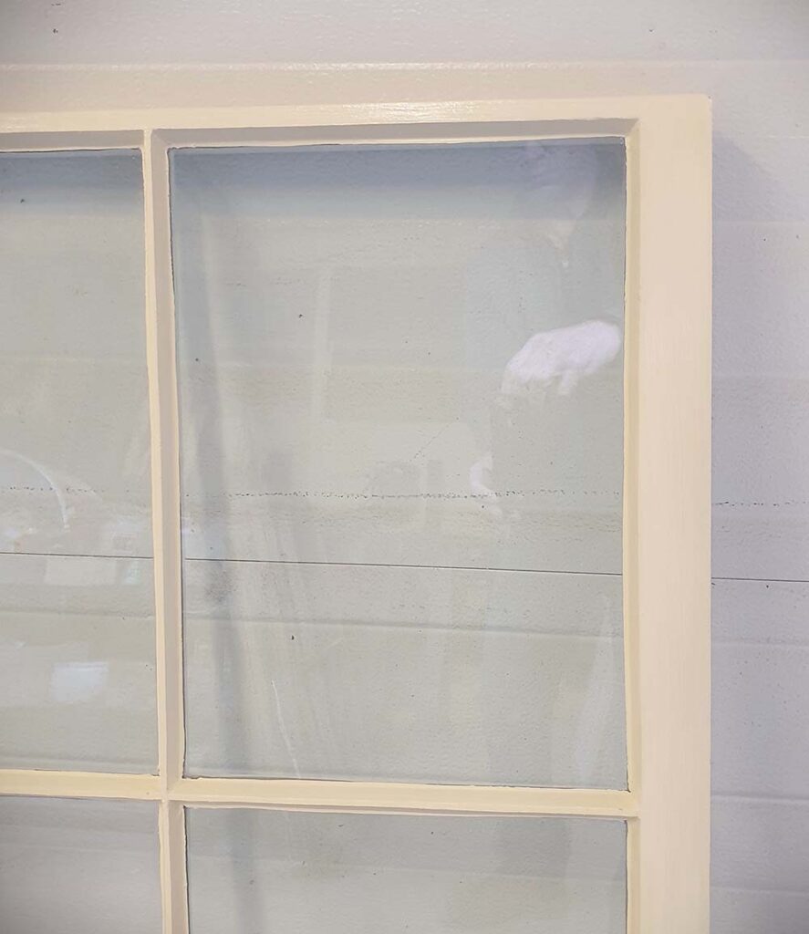 Window sash - restoration complete